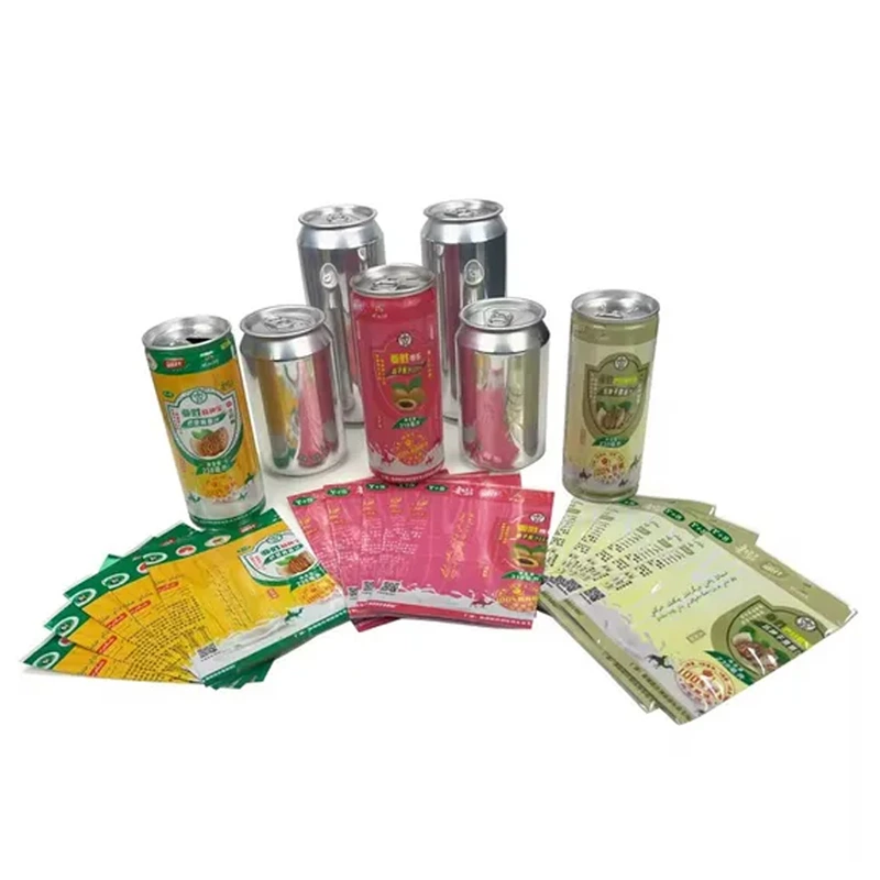 Clear Pet Plastic Heat Shrink Sleeve Film Labels for Glass Jar Labeling